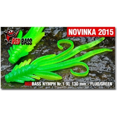 Nymfa Redbass Nr. 1 XL Fluo/Green 130 mm