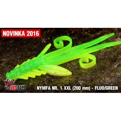 Nymph Redbass Nr. 1 XXL Fluo/Green 200 mm