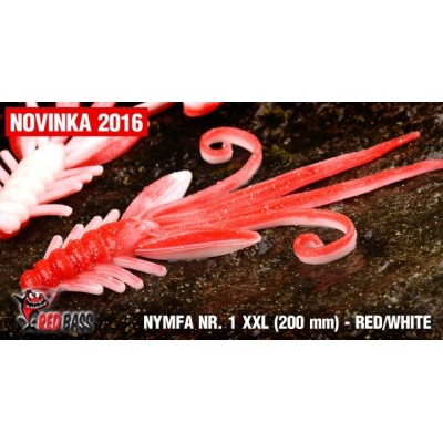 Nymfa Redbass Nr. 1 XXL Red/White 200 mm