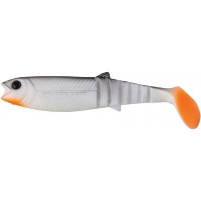 Ripper Savage Gear Cannibal Shad 6,8 cm White and Black