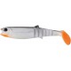 Ripper Savage Gear Cannibal Shad 8 cm White and Black