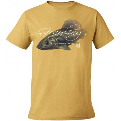 T-Shirt  Flotsam  Grayling Fly I - Tan