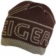 Eiger Logo Knitted Hat Brown