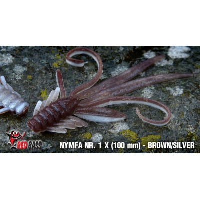 Nymfa Redbass Nr. 1 X Brown/Silver 100 mm