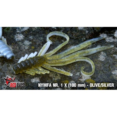 Nymfa Redbass Nr. 1 X Olive/Silver 100 mm