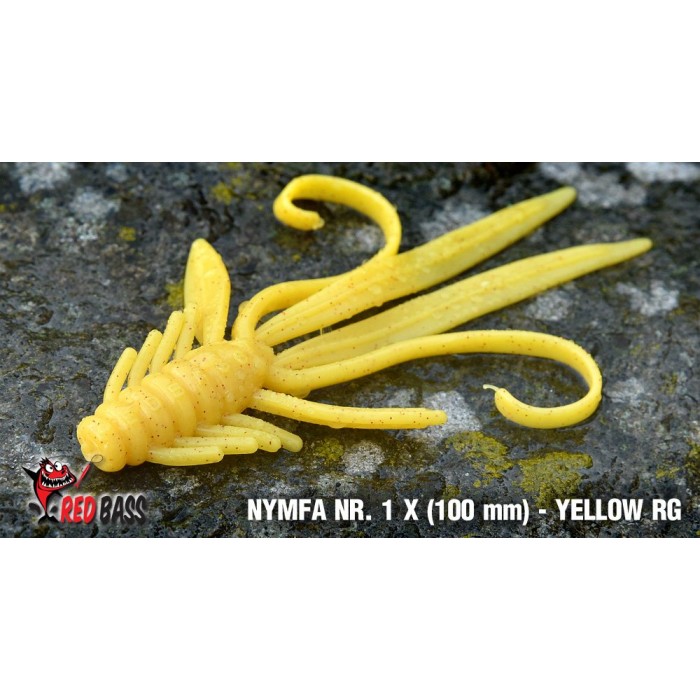 Nymph Redbass Nr. 1 X Yellow RG 100 mm