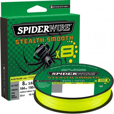 Braid Spiderwire Stealth Smooth8 300 m Yellow