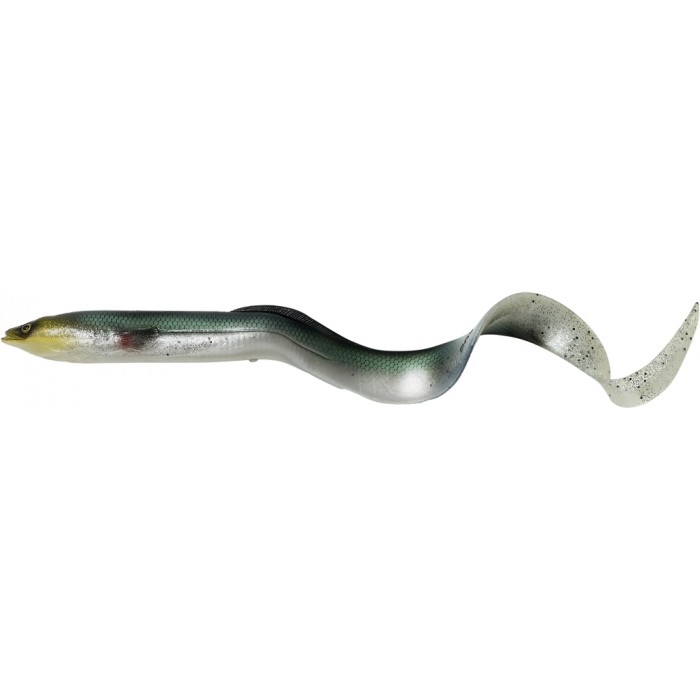 Eel Savage Gear 3D Real Eel Bulk 20 cm Green Silver