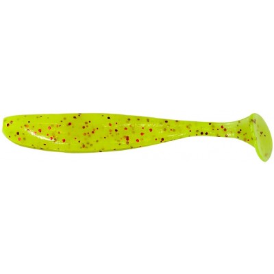 Ripper Keitech Easy Shiner 3" Chartreuse Red Flake 10 Pcs