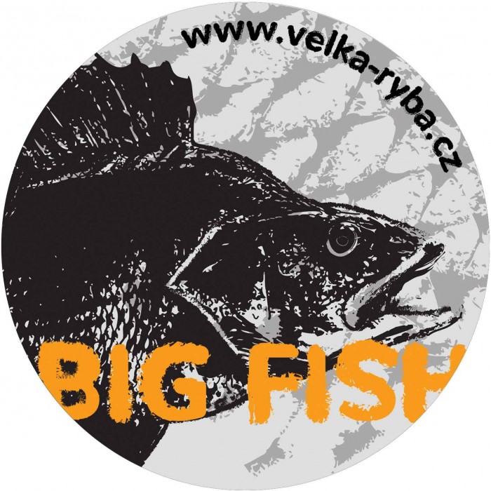 Rybářská samolepka Okoun 130 mm