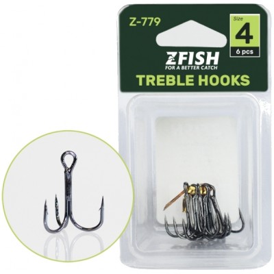 Treble Zfish Treble Hooks Z-779