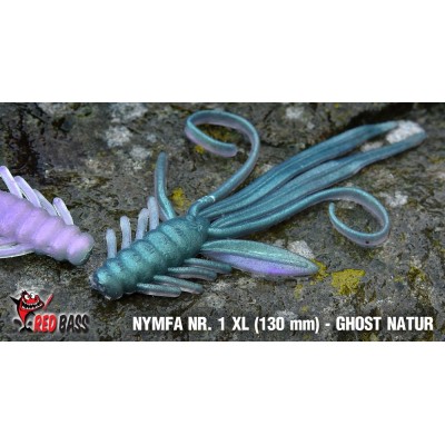 Nymfa Redbass Nr. 1 XL Ghost Natur 130 mm