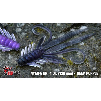 Nymph Redbass Nr. 1 XL Deep Purple 130 mm