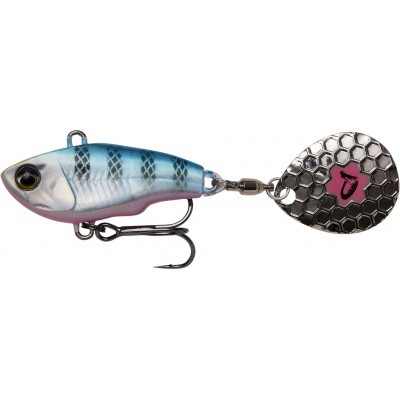 Tail Spinner Savage Gear Fat Tail Spin 24 g Blue Silver Pink