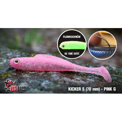 Ripper Redbass Kicker S 70 mm Pink G