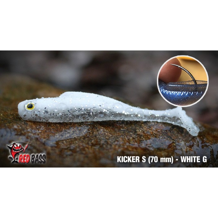 Ripper Redbass Kicker S 70 mm White G