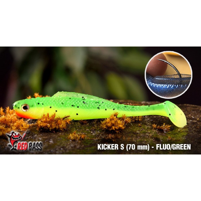 Ripper Redbass Kicker S 70 mm Fluo/Green RH