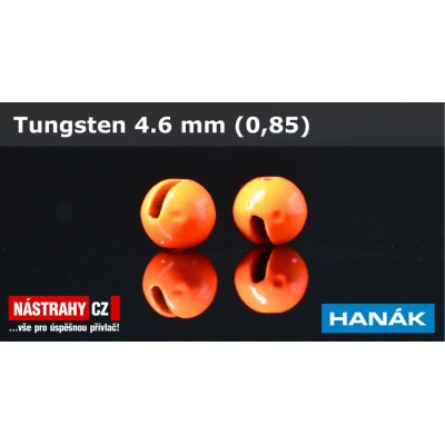 Tungsten Beads 4,6mm 0,85g Orange