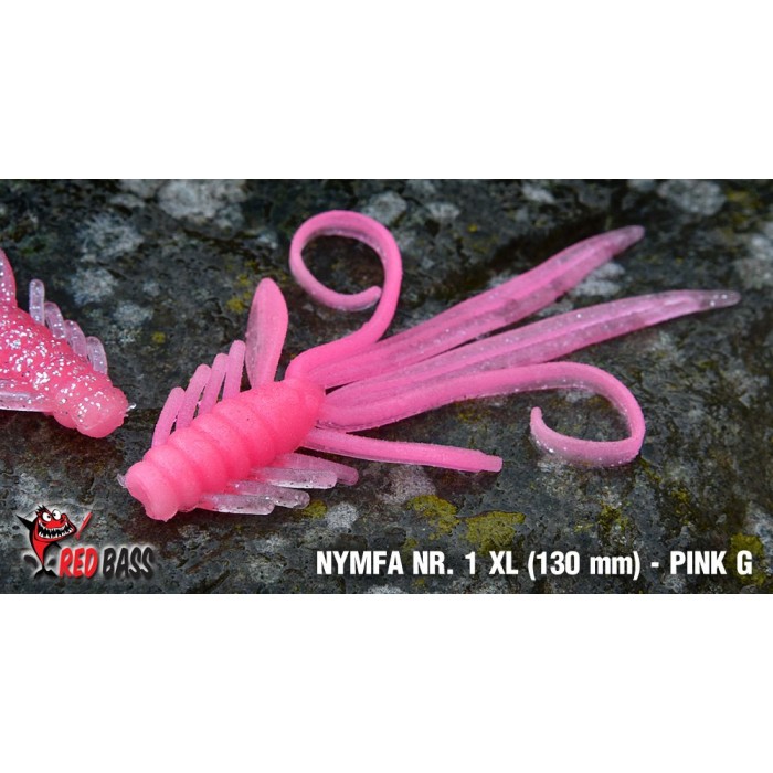 Nymfa Redbass Nr. 1 XL 130 mm Pink G