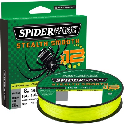Braid Spiderwire Stealth Smooth12 150 m Yellow