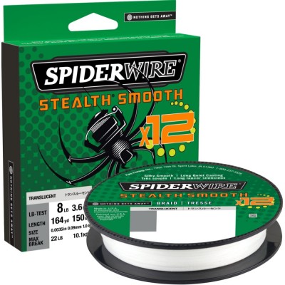 Braid Spiderwire Stealth Smooth12 150 m Translucent
