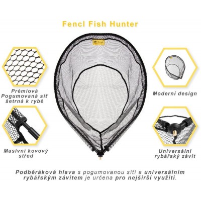 Landing Net Head Fencl Fish Hunter XL