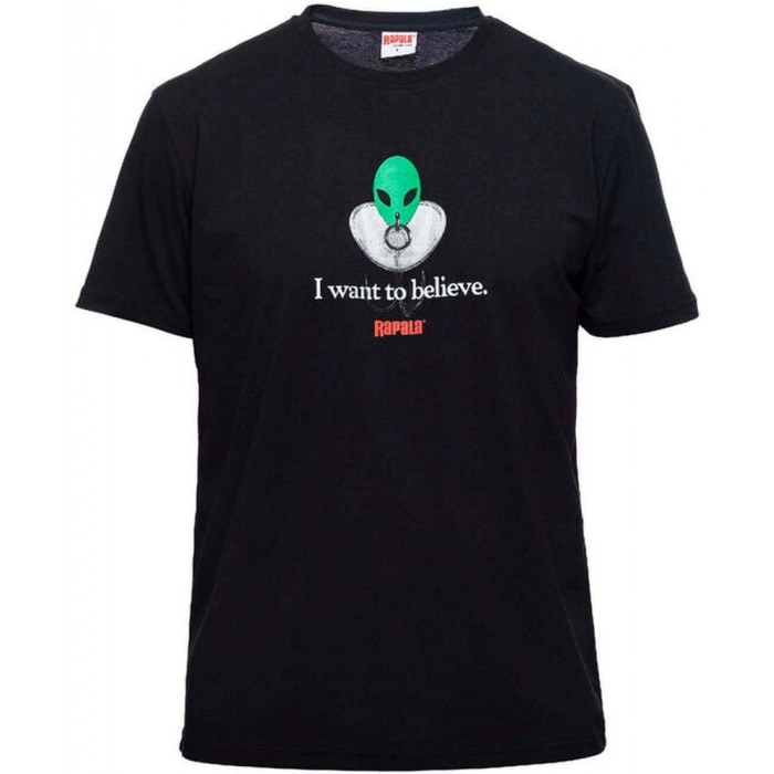 Rybářské tričko Rapala T-Shirt Believe Black