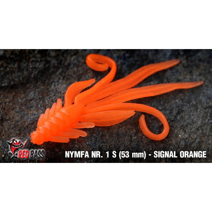 Nymph Redbass Nr. 1 S 53 mm Signal Orange