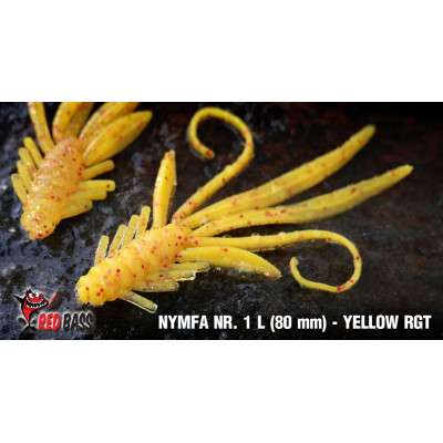 Nymph  Redbass Nr. 1 L 80 mm Yellow RGT