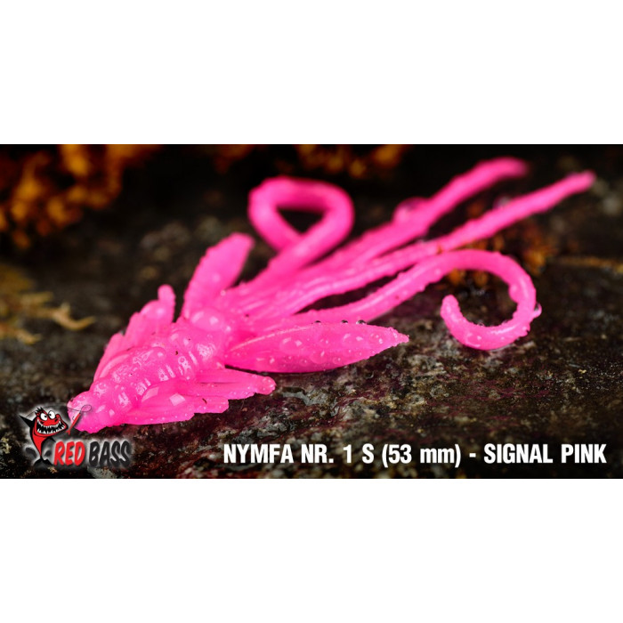 Nymph Redbass Nr. 1 S 53 mm Signal Pink
