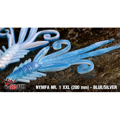 Nymph Redbass Nr. 1 XXL Blue/Silver 200 mm