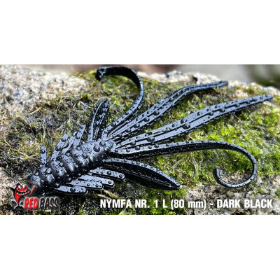 Nymfa Redbass Nr. 1 L 80 mm Dark Black