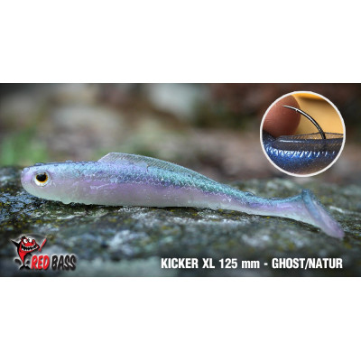 Ripper Redbass Kicker XL 125 mm Ghost Natur