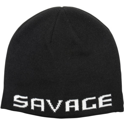 Savage Gear Logo Beanie One Size Black/White