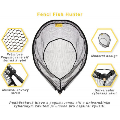 Landing Net Head Fencl Fish Hunter L