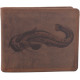 Pánská peněženka Mercucio světlehnědá vzor 6 sumec