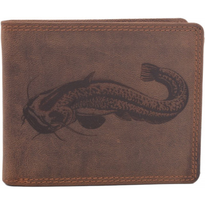 Men's Wallet Mercucio Light Brown Model 6 Catfish