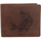Pánská peněženka Mercucio světlehnědá vzor 52 štika