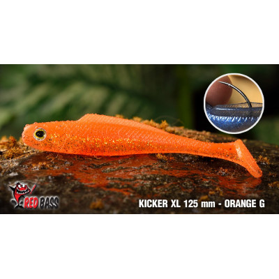 Ripper Redbass Kicker XL 125 mm Orange G