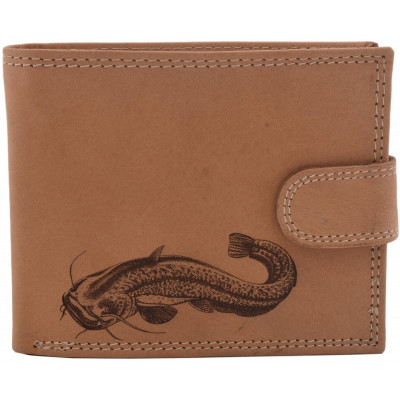 Men's wallet Mercucio natural pattern 6 catfish