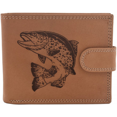 Men's wallet Mercucio natural pattern 51 trout