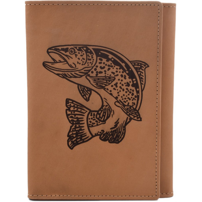 License wallet Mercucio natural pattern 51 trout