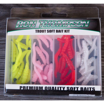 Ron Thompson Trout Soft Bait Kit 60 Pcs