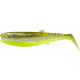 Ripper Savage Gear Cannibal Shad 6,8 cm Green Pearl Yellow