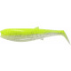 Ripper Savage Gear Cannibal Shad 6.8 cm Fluo Yellow Glow