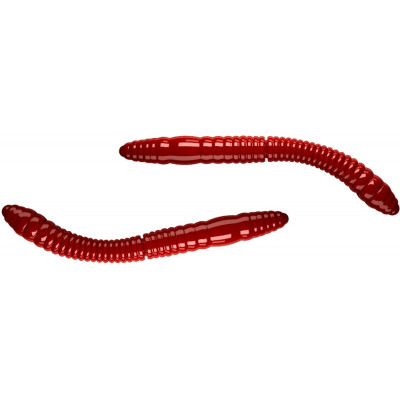 Libra Lures Fatty D’Worm Tournament 55 – Red (Krill) – 12pcs