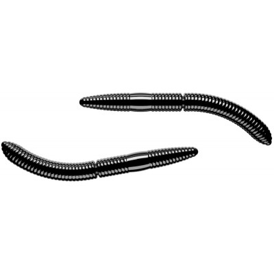 Libra Lures Fatty D’Worm 75 – Black (Krill) – 8ks