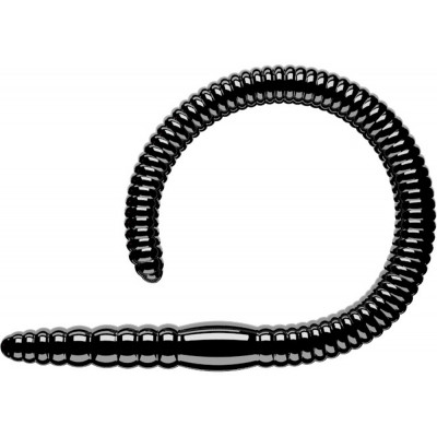 Libra Lures Flex Worm 95 – Black (Krill) – 10ks