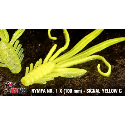 Nymph Redbass Nr. 1 X 100 mm Signal Yellow G