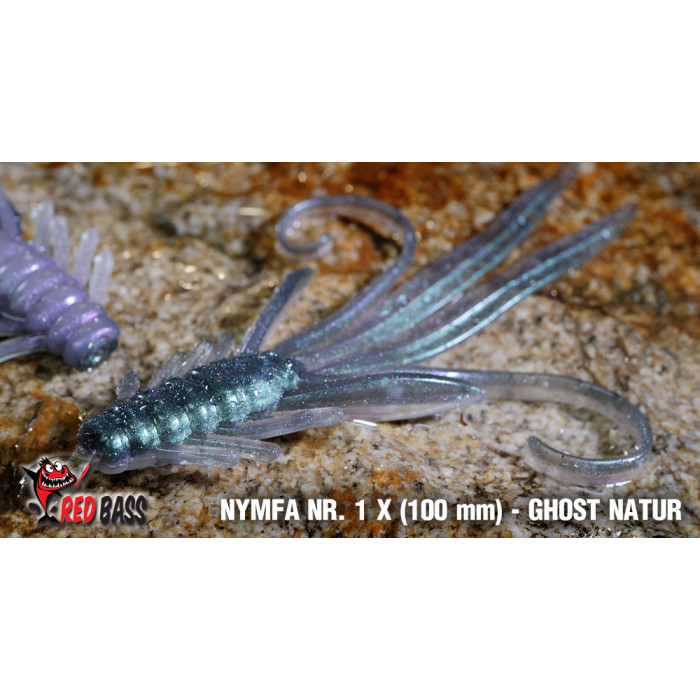 Nymph Redbass Nr. 1 X 100 mm Ghost Natur